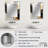 Gold And Black Soft Wave Fusion IV - Abstract Shapes Mirror, Modern Decorative Wall Mirror, Printed Metal Art-947242857