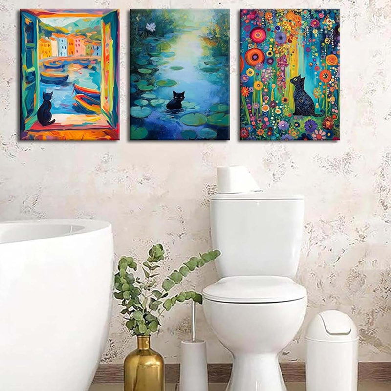 3 Piece Wrapped Canvas Print, 40" H x 30" W