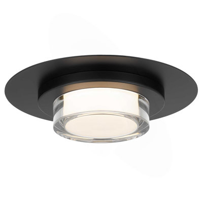 12 Inch Square Chrome Integrated LED Flush Mount