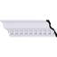 Moulure couronnée Dentil H 4 4/8 po x P 2 7/8 po x P 5 1/2 po x L 94 1/2 po