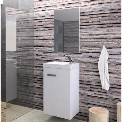 Anner 3999.99 mm Single Vanity with Integrated Ceramic Basin