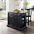 Diamondback Solid Wood Top Kitchen Island Set-784979230