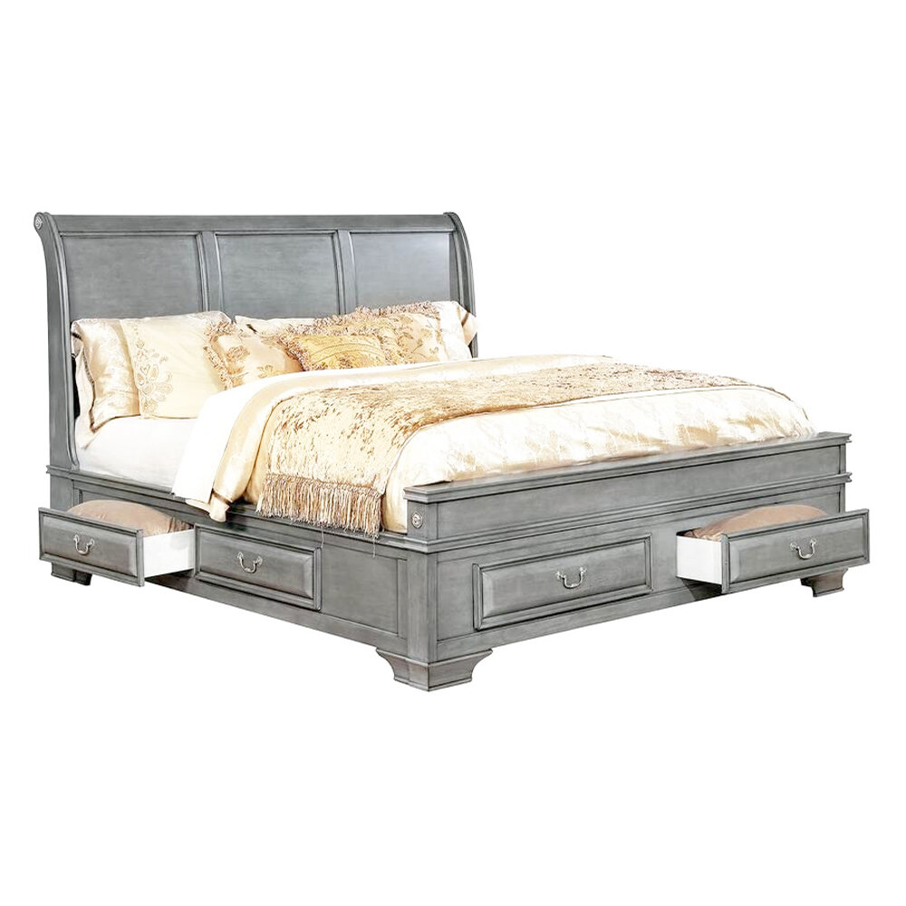 Canora Grey Upholstered Platform Storage Bed Wayfair   Upholstered Platform Storage Bed 