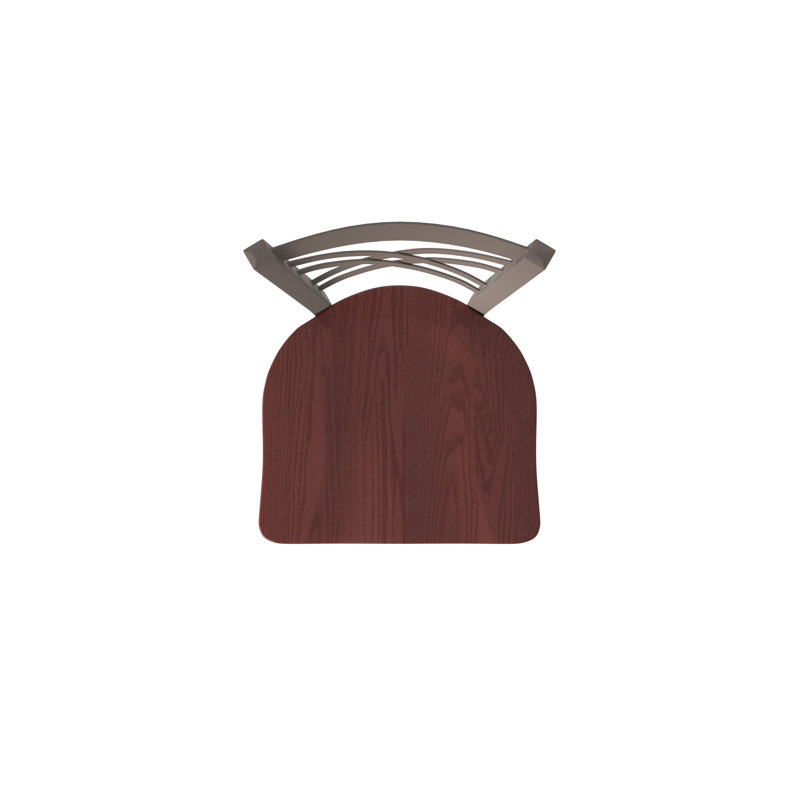 820 Catalina Swivel Bar Stool, Bronze, Wood-Dark Cherry Oak, Counter Stool (25" Seat Height)