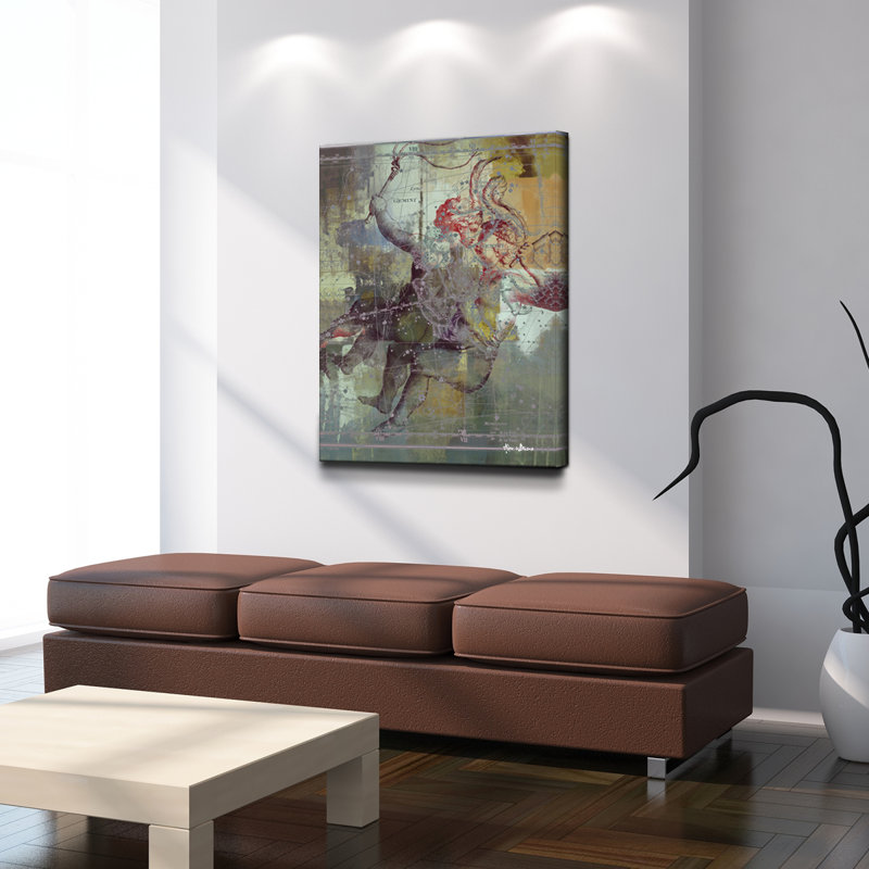 Zodiac Study - Graphic Art on Canvas, Gemini