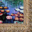 "Water Lilies" (rose), reproduction d'art sur toile-1200442789-1200444137