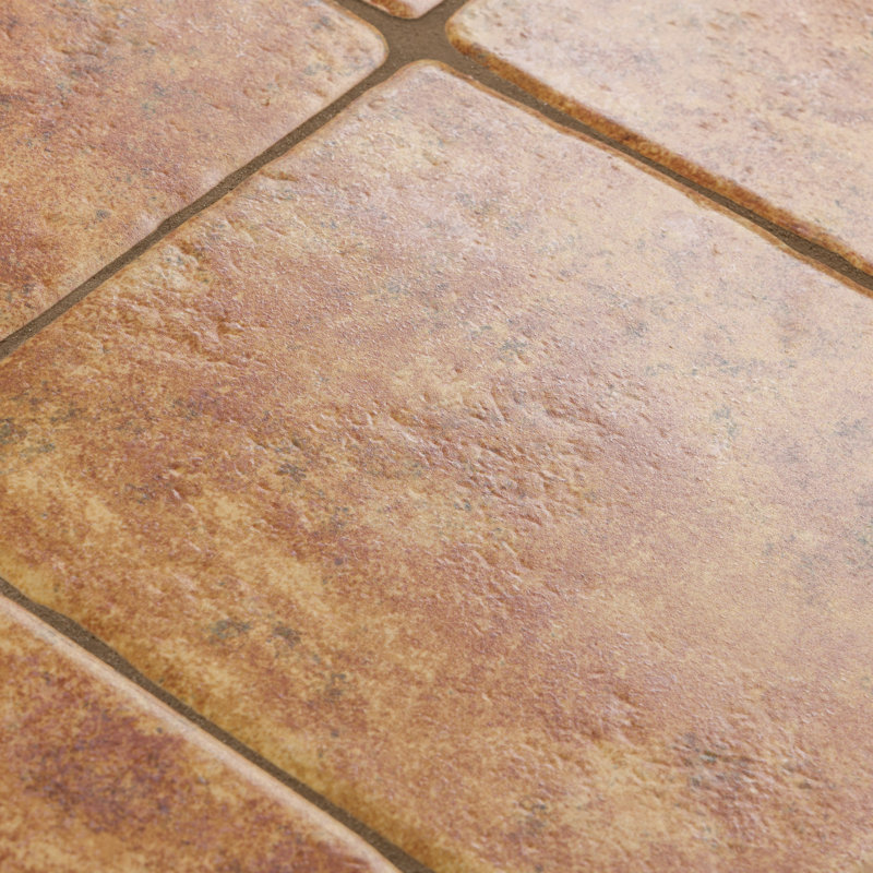 Costa 8" x 8" Ceramic Wall & Floor Tile, Marron