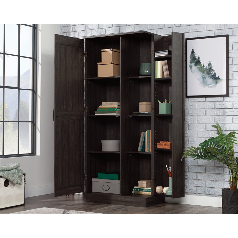 Armoire de rangement double Brunoy Rp 3A, Brun
