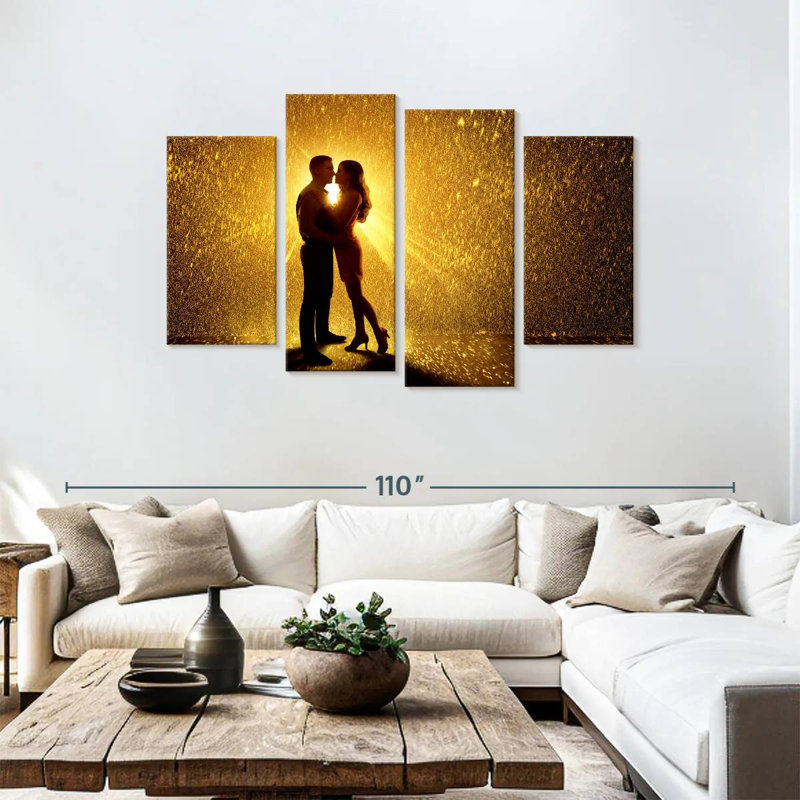 Couple de Hardie sous la pluie