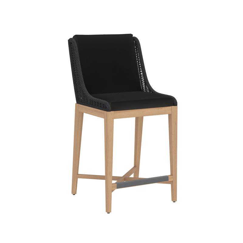Tabouret de bar Sorrento - noir Arashi, Noir, 30"