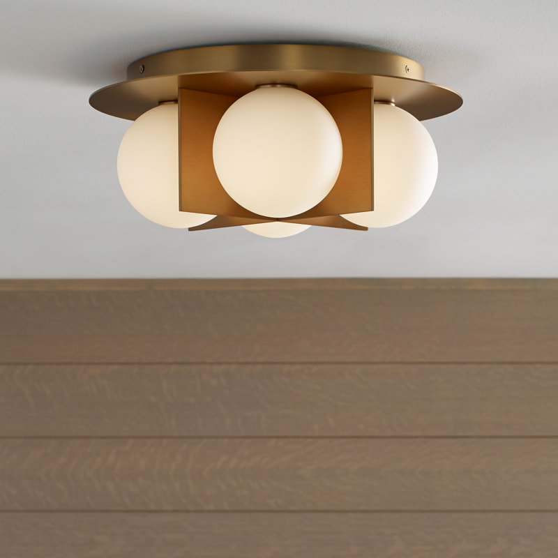 Orbel 4 - Light Flush Mount, Gold, Yes
