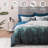 Nerissa Luxury 100% Long Staple Cotton Mountain Duvet Cover – Blue Green Gradient Forest Print, OEKO-TEX Certified, Silky Sateen Weave for Dreamy Comfort-1015591149