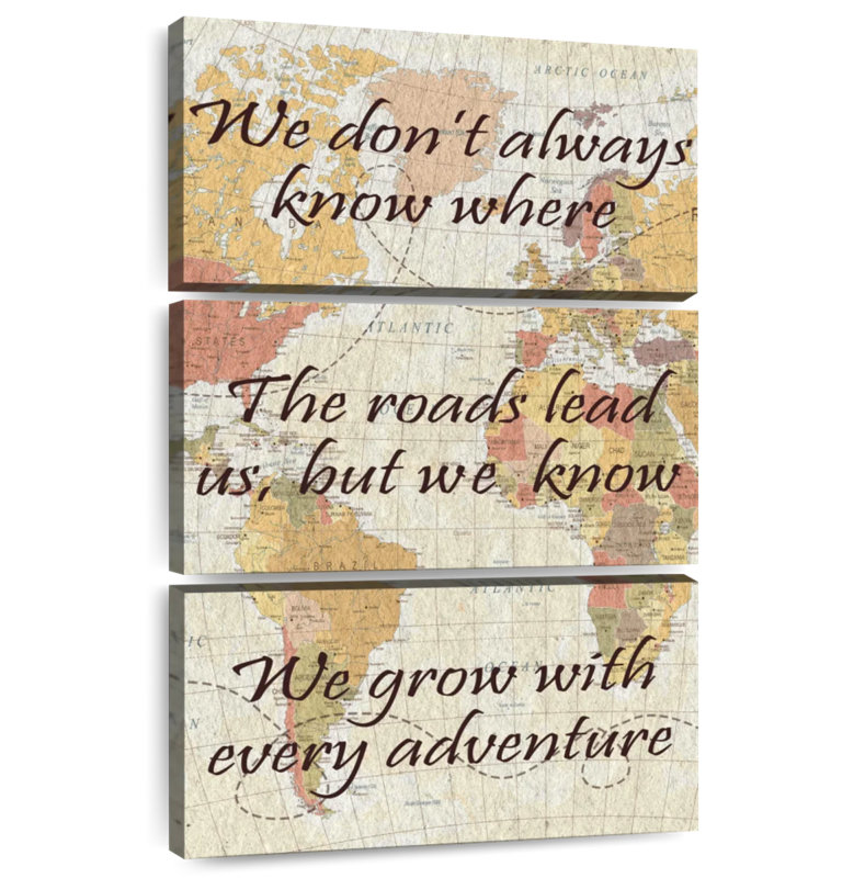 «Tergel Grow With Every Adventure», H 32 po x l 20 po