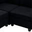 Canapé modulaire modulaire, canapé convertible 6 places, canapé modulaire en U avec repose-pieds avec rangement-1002103054