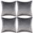 Set Of 4 Throw Velvet Cushion Covers-118135179-118135168