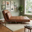 Chaise / canapé-lit convertible en similicuir 4 en 1 Caramel - Canapé-lit pliable peu encombrant-129024369