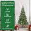 Christmas Tree with 150 LEDs with Stand PVC-1242344382