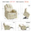 Petit fauteuil inclinable électrique avec massage et chaleur pour personnes âgées Caliah-819472200