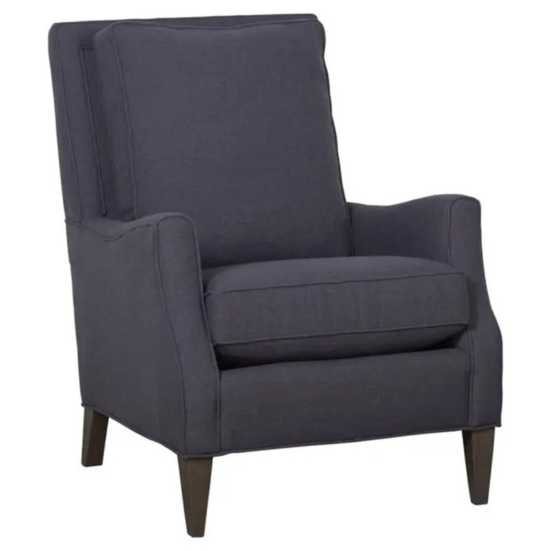 Libby Langdon Halsey 25.5'' W Lounge Chair, Espresso, 8789 Sage 100% Polyester
