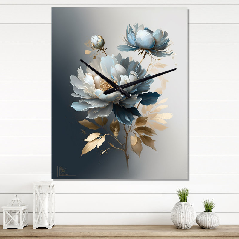 Horloge murale Janiylah, H 28 po x l 12 po x P 1 po