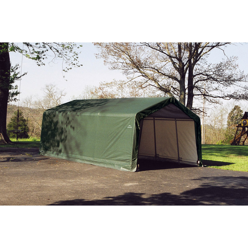 ShelterCoat 13 x 20 ft. Garage Peak STD, Green