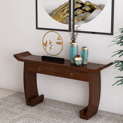 Nouvelle console en bois massif de style chinois.