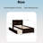 Wood Frame Twin Size Bed With Trundle,Bookcase-2057102598