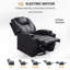 Fauteuil inclinable électrique en cuir Vegan-1331762257