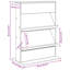 Wood Free Standing Magazine Rack-331409172