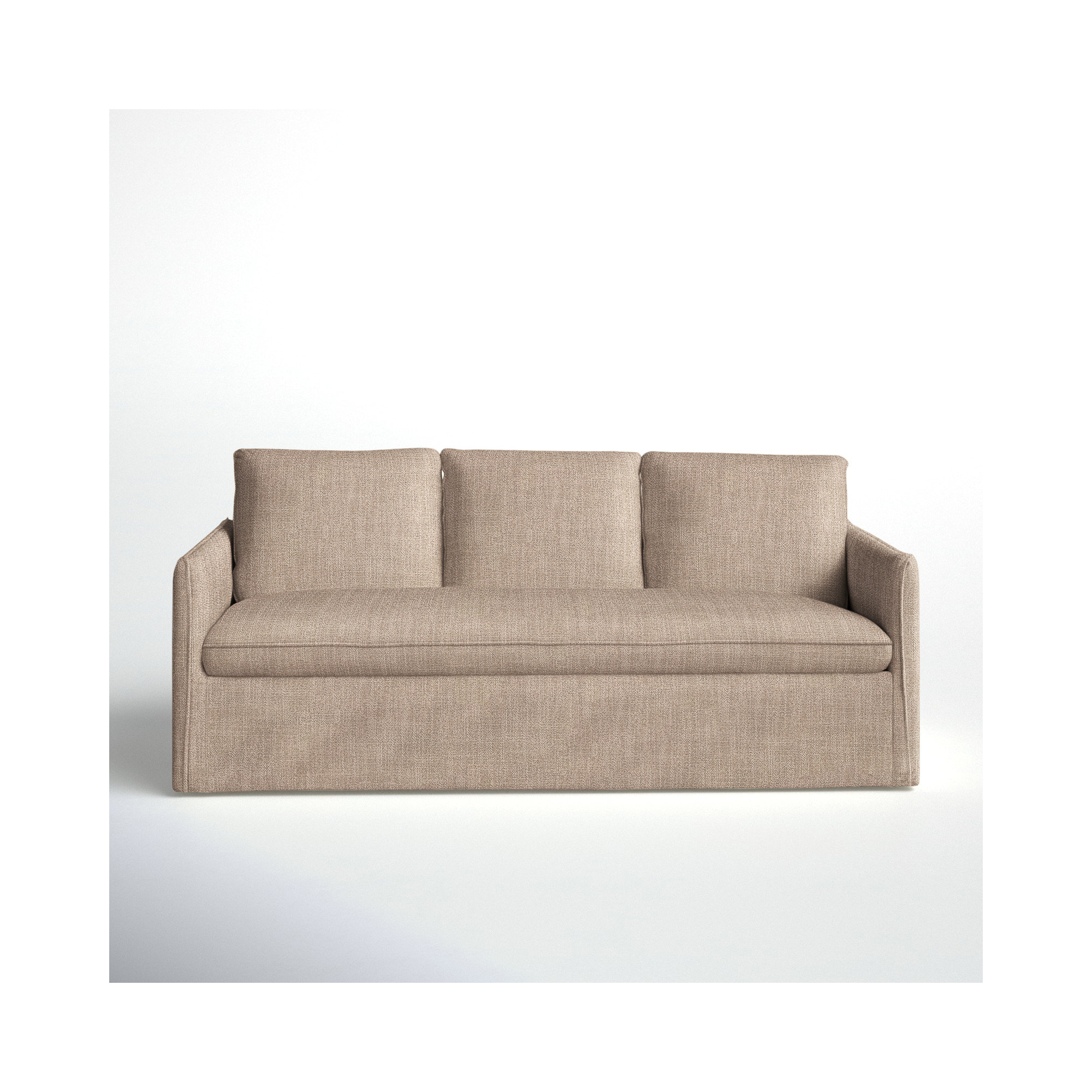 Bellatrix 83'' Slipcovered Sofa, Conversation Linen Basketweave