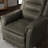 Global Home Swivel Glider Recliner With Manual Footrest-1505624363