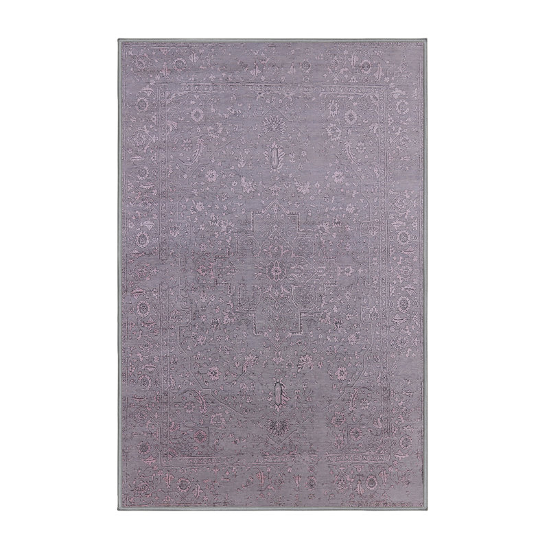 Tapis oriental gris Shara, Rectangle 5 pi x 7 pi