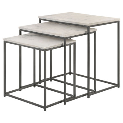 Adeesa Marble Top Nesting Tables