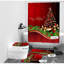 Ensemble de rideau de douche 4 pièces Merry Christmas