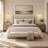 Aurevane 1-Light Dimmable Crystal Drum Pendant Light