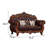 European-style living room carved sofa. Upholstered 73.2 " Loveseat