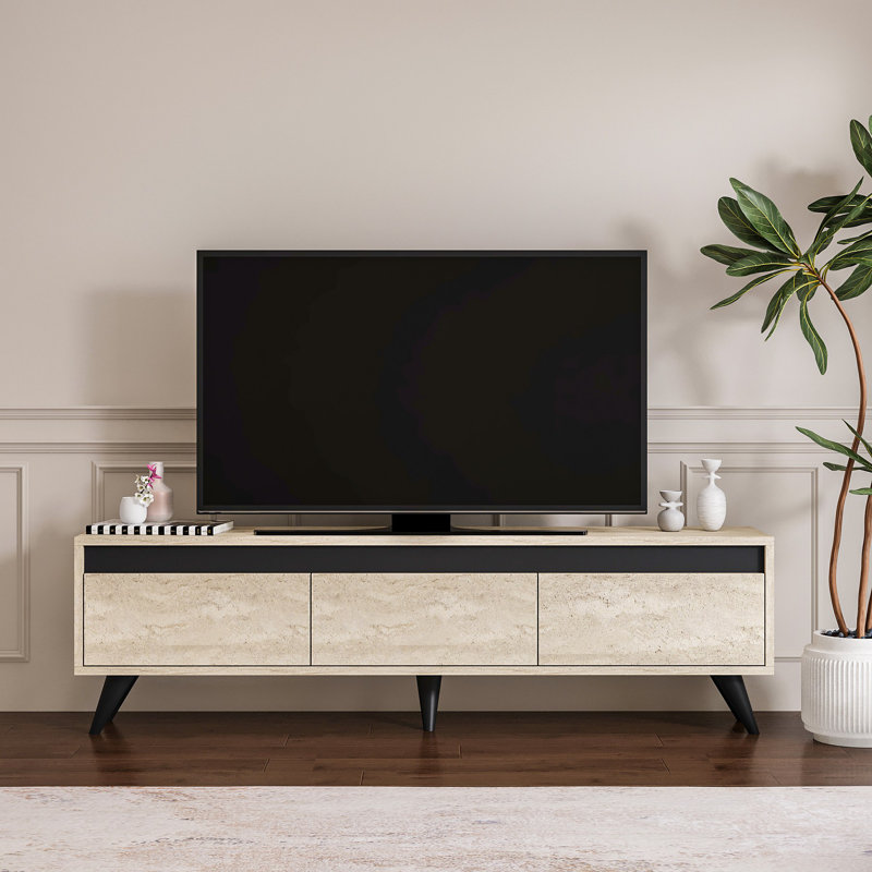 Meuble télé Duggan, Blanc