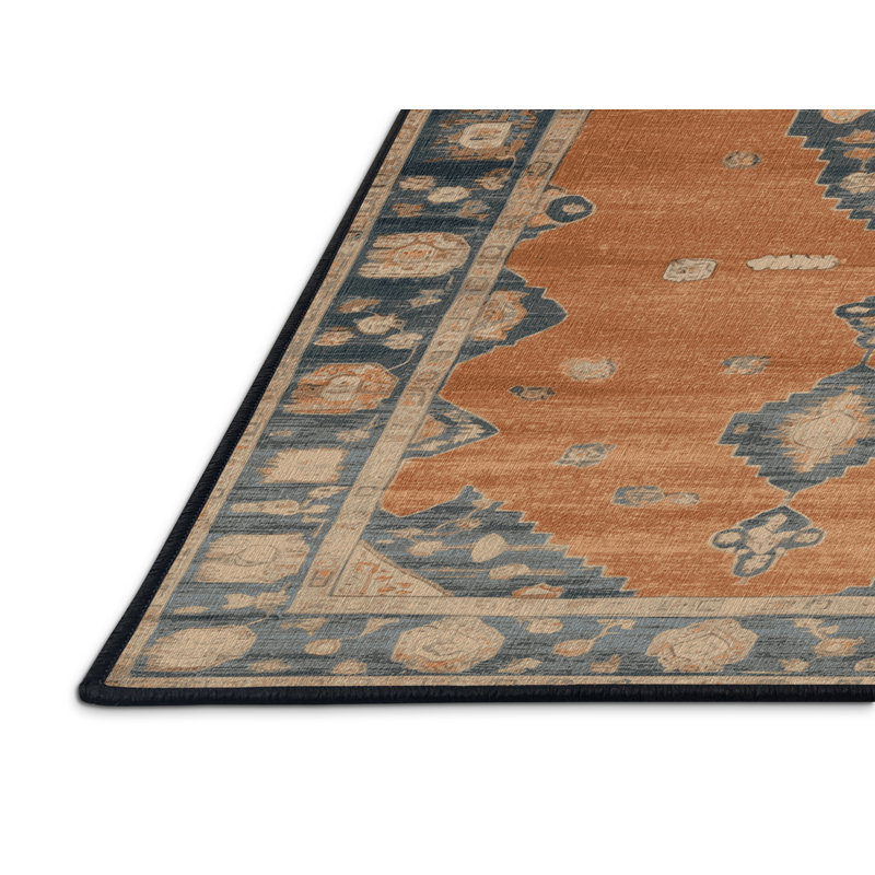 Tapis brun lavable à la machine, Tapis de couloir 2 pi x 4 pi