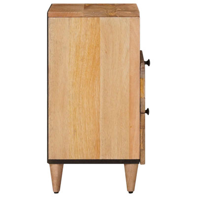 50cm W Solid Wood Bedside Table