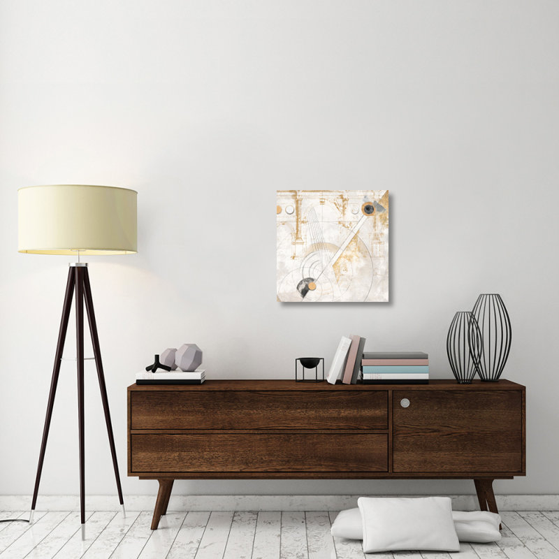 Quadranti E Traiettorie - Impression sur toile tendue, H 24 po x l 24 po x P 1,5 po