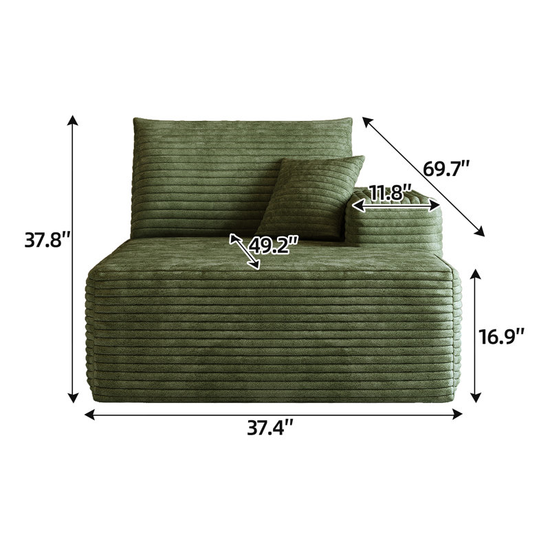 SOMMEIL-VERT couchette gauche vert