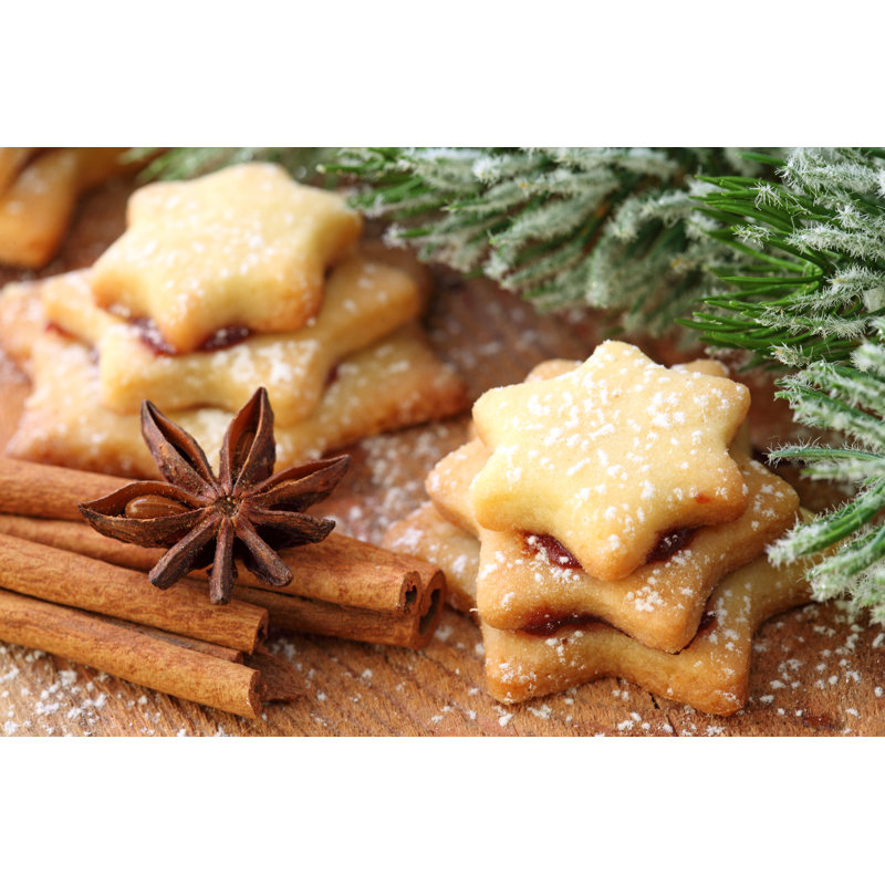 Christmas Cutting Board Shortbread Cookies - Set Of 2