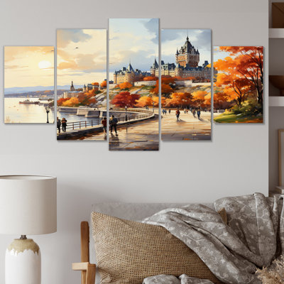 Fuchs - Québec, reproduction d'art sur toile - 5 panneaux