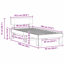 Bed Frame with Headboard Solid Pine Wood-312509228-312509225