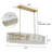 Grasiela 10 - Light Dimmable Geometric Chandelier-2119869712