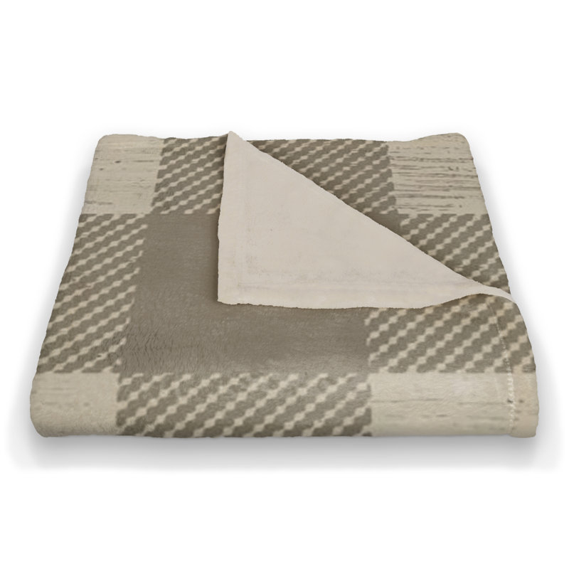 Hand Woven Throw Blanket, Grey
