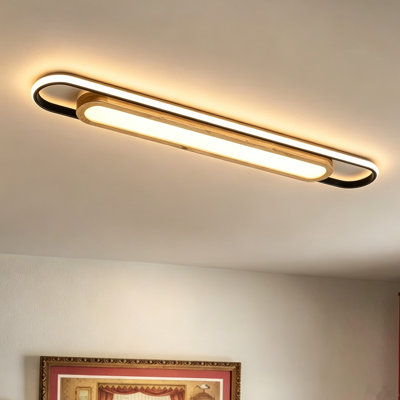 39.4'' Simple Rectangle LED Flush Mount
