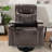 Lackner Power Recliner Chair with Hidden Arm Storage, USB Charging Port and 360° Swivel Tray Table-2137990022