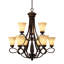 Lustre à plusieurs niveaux Rosalinda