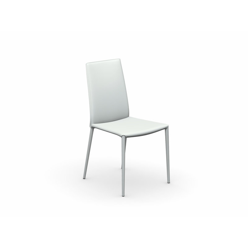 Boheme Upholstered Dining Chair, Matte Optic White